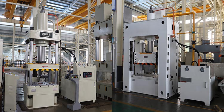 四柱液壓機與框架式液壓機.jpg 四柱液壓機與框架式液壓機.jpg